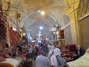 Shiraz dans le bazar